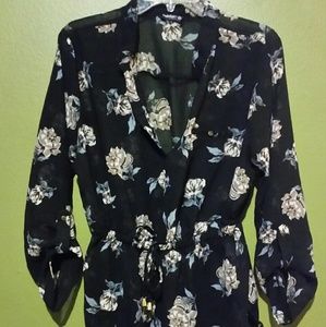 Sheer blouse. Never worn NWOT